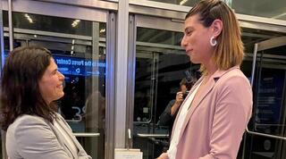 ספיר ברמן ויעל ארד במרכז פרס לשלום ולחדשנות