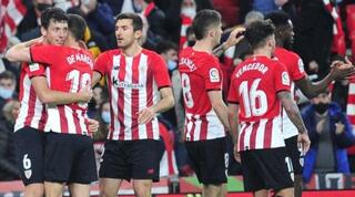 שחקני בילבאו חוגגים