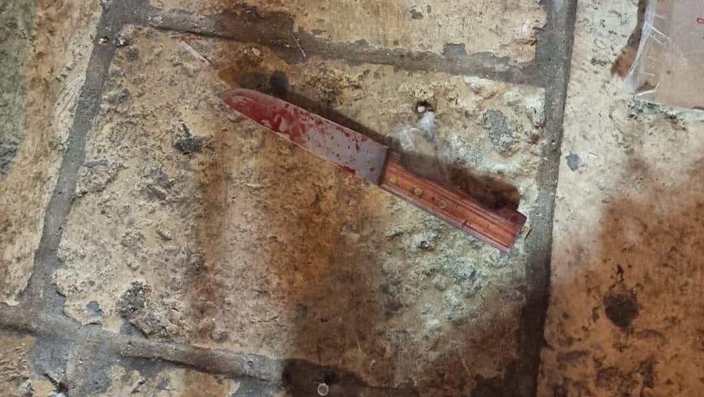 Палестинец с ножом напал на полицейских в Старом городе в Иерусалиме (Фото: полиция) הסכין ששמשה לפיגוע