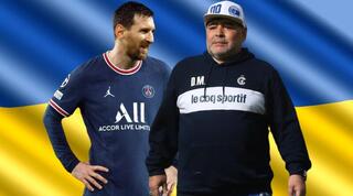 דייגו מראדונה וליאו מסי