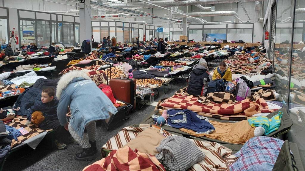 Лагерь беженцев Краковец (Фото: Давид Шехтер, посланник Сохнута, специально для "Вестей") Лагерь беженцев Краковец