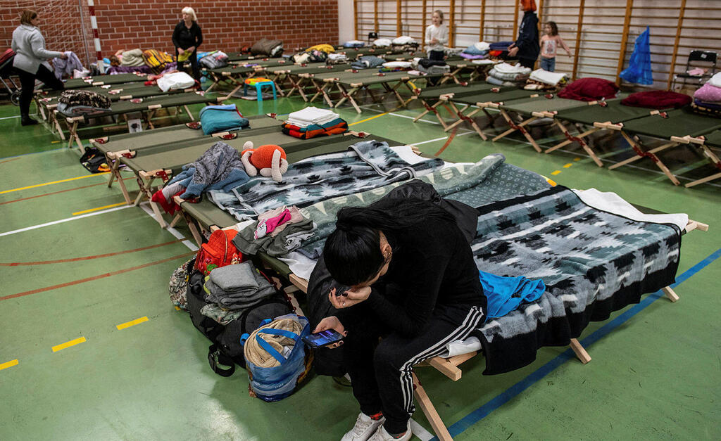 Refugees that fled Ukraine at Zamość, Poland (Photo: EPA) Refugees that fled Ukraine at Zamość, Poland
