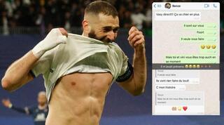 בנזמה ושיחת הוואטסאפ שכולם מדברים עליה