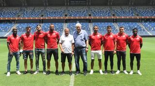 יואב כץ ושחקני הפועל חיפה