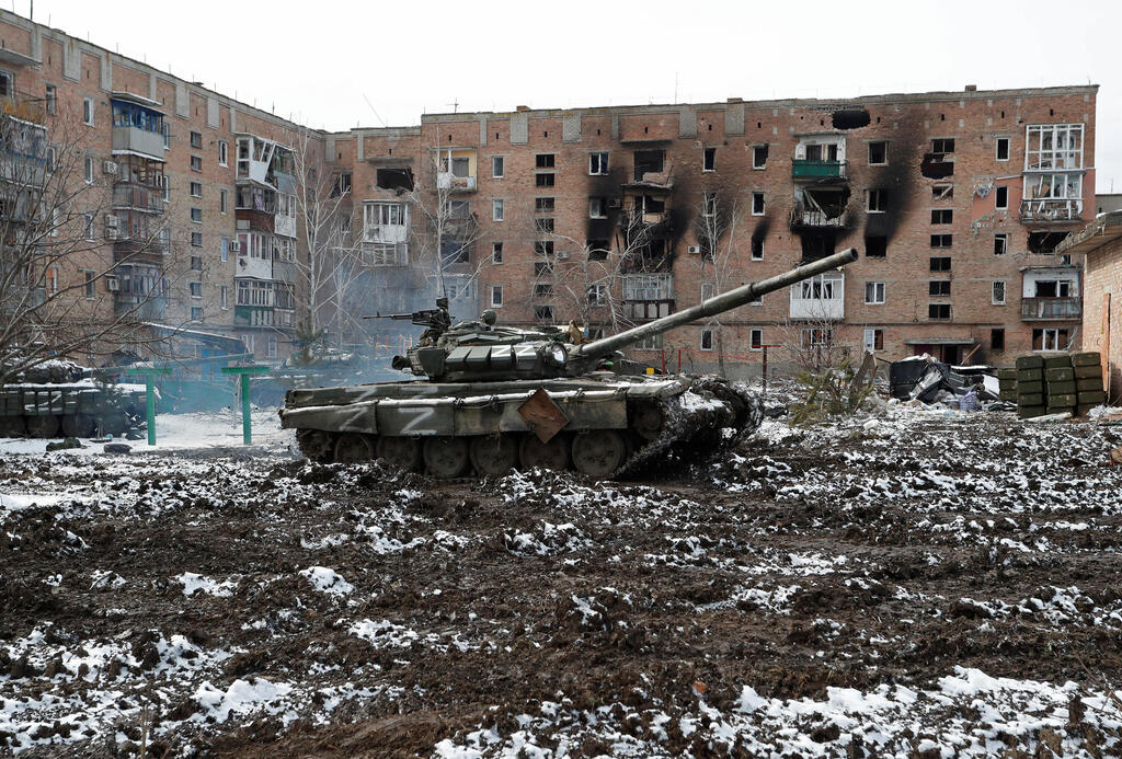 חיילים של צבא רוסיה במחוז דונייצק אוקראינה