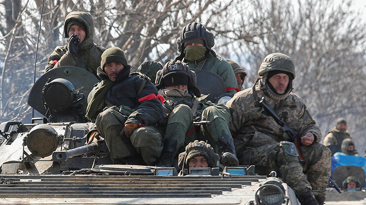כוחות של צבא רוסיה באזור דונייצק
