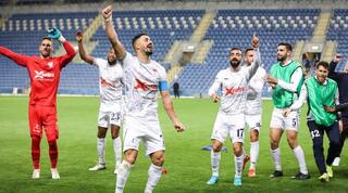 שחקני בני סכנין חוגגים