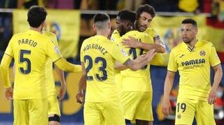 שחקני ויאריאל חוגגים