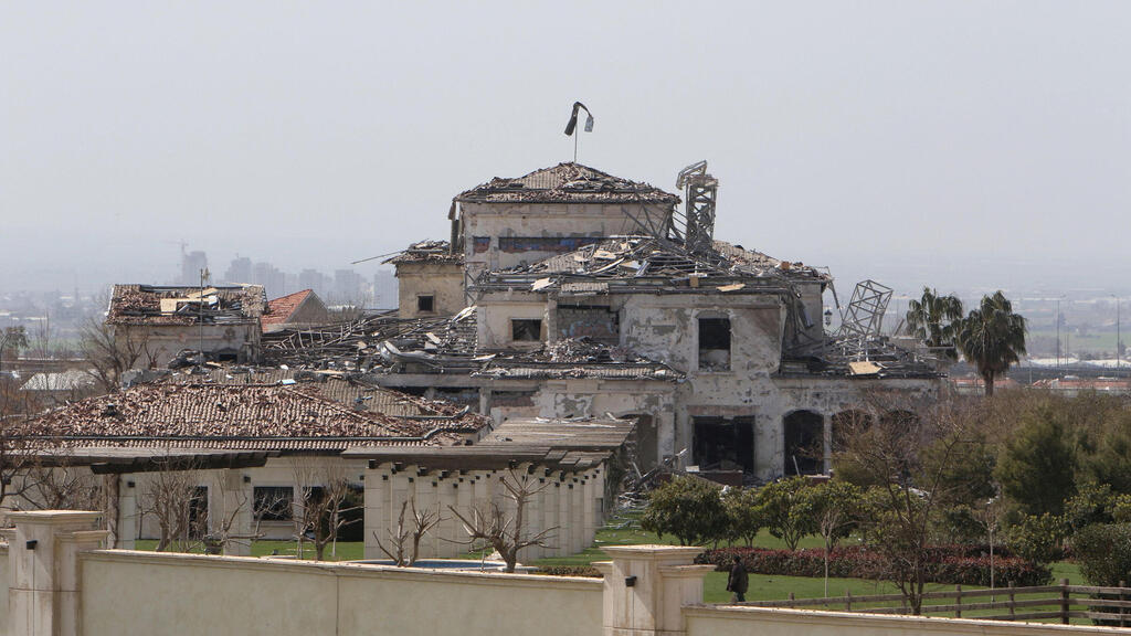 המבנה שהופצץ בארביל, עיראק