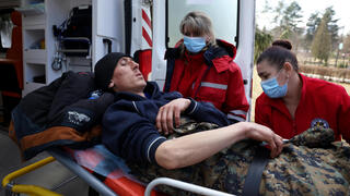 פצוע נלקח לבית חולים