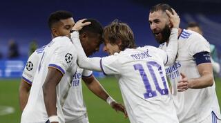 שחקני ריאל מדריד חוגגים