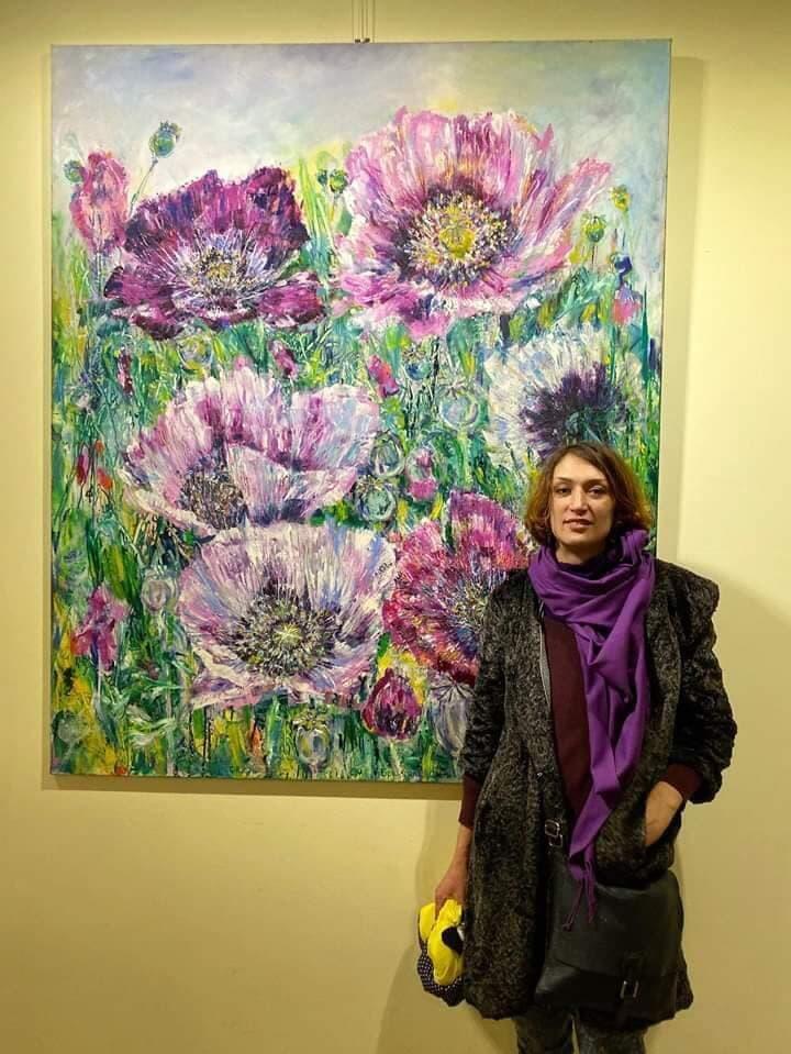 Ольга Маршак и ее работа (Фото предоставила Ольга Маршак) Ольга Маршак и ее работы