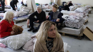 פליטים אוקראינים במולדובה, לפני טיסה לישראל