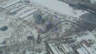 פגיעת טיל על קולי במחסן תחמושת אוקראיני במחוז איוונו