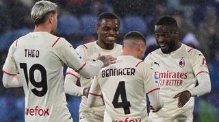 שחקני מילאן חוגגים