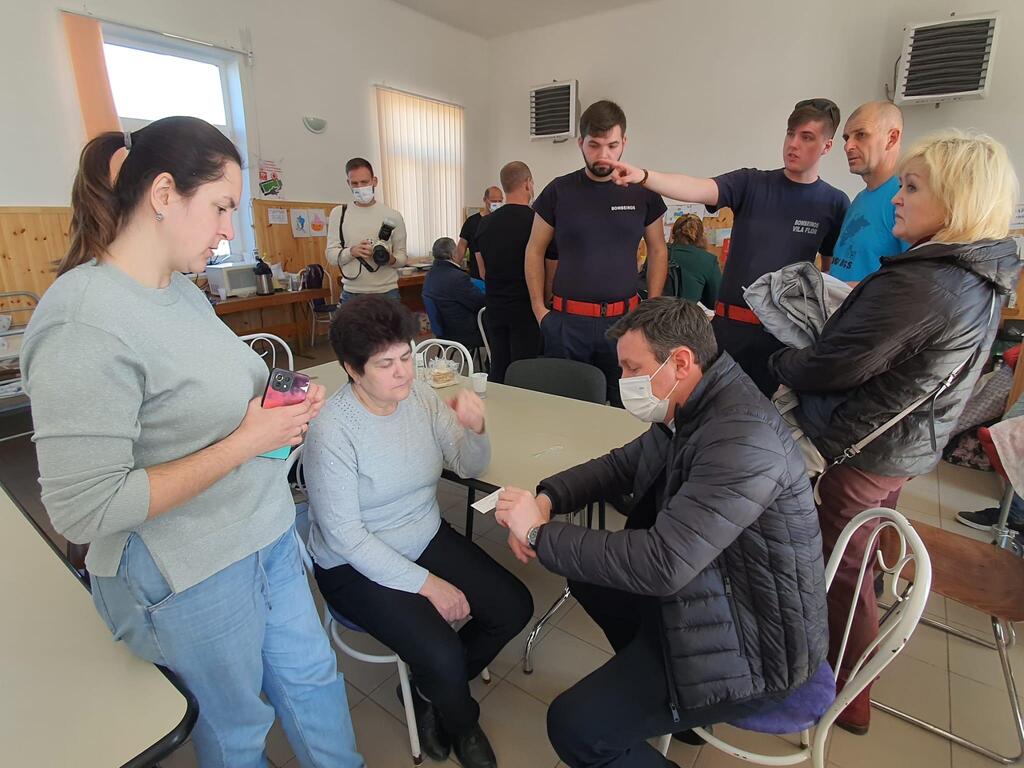 Пункт беженцев в Барабаше (Венгрия)