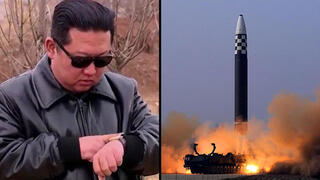 שליט צפון קוריאה קים ג'ונג און הפקה הוליוודית סרט שיגור טיל בין יבשתי