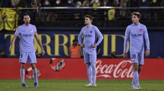 שחקני ברצלונה מאוכזבים