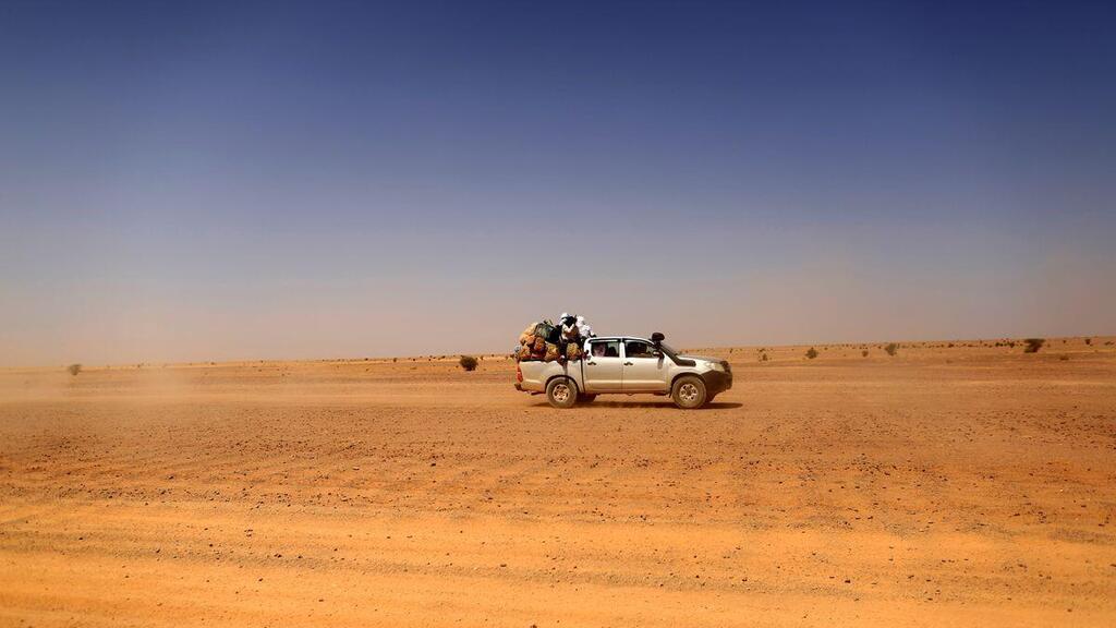 Indigenous Sahrawi people in the Western Sahara