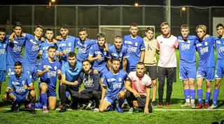 ניצחו. שחקני הפועל ניר רמה"ש