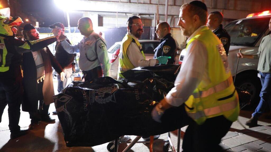 The scene of the attack in Bnei Brak (Photo: Dana Kopel) הזירה בבני ברק