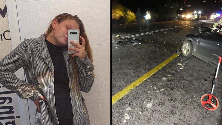 Амит Итах. На месте столкновения (Фото: пресс-служба полиции) סגן עמית איטח ז"ל