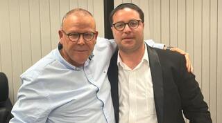 יו”ר ועד עובדי וינגייט קותי דרעי ויו”ר ההסתדרות ארנון בר דוד