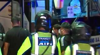 שחקני ארגנטינה מגיעים למלון באקוודור