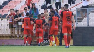 שחקני אדומים אשדוד חוגגים