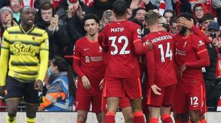 שחקני ליברפול חוגגים