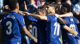 שחקני ריאל מדריד חוגגים