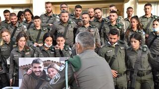 מפקד מג"ב הגיע לדבר עם חיילי הפלוגה של שיראל אבוקרט ז"ל