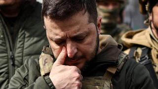 זלנסקי בביקור בבוצ'ה