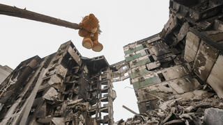 הרס ב בורודיאנקה בורודיינקה אוקראינה ליד קייב מלחמה עם רוסיה