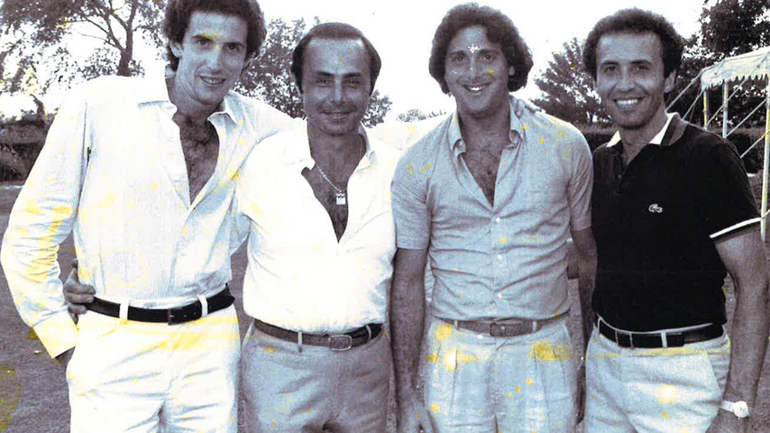  Barry Jacobson second from the left in 1983 