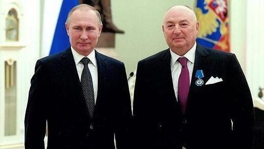 Владимир Путин и Моше Кантор