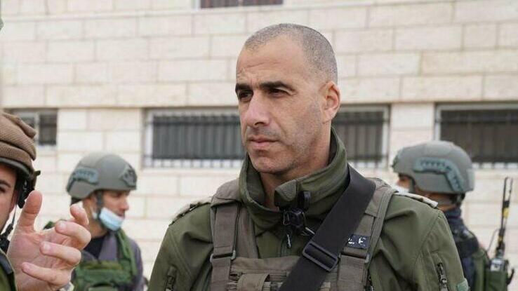 Col. Eliav Elbaz, the commander of the military’s Binyamin Territorial Brigade מח"ט בנימין אל"מ אליאב אלבז