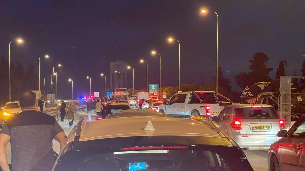 The scene of incident (Photo: Tom Oren-Danenberg) זירת ניסיון הפיגוע בצומת אשקלון