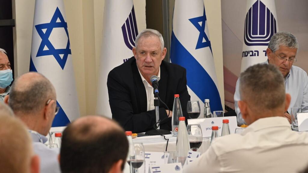 Defense Minister Benny Gantz (Photo: Defense Ministry ) בני גנץ