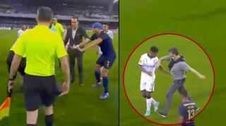 האוהד שפרץ למגרש