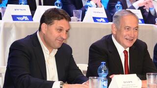בנימין נתניהו נואם בתכנית החירום להצלת הנגב