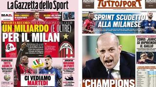 כותרות העיתונים באיטליה