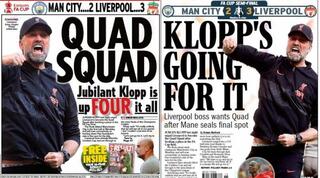 כותרות העיתונים באנגליה