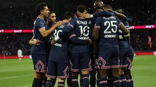 שחקני פאריס סאן ז'רמן חוגגים