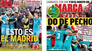 כותרות העיתונים בספרד