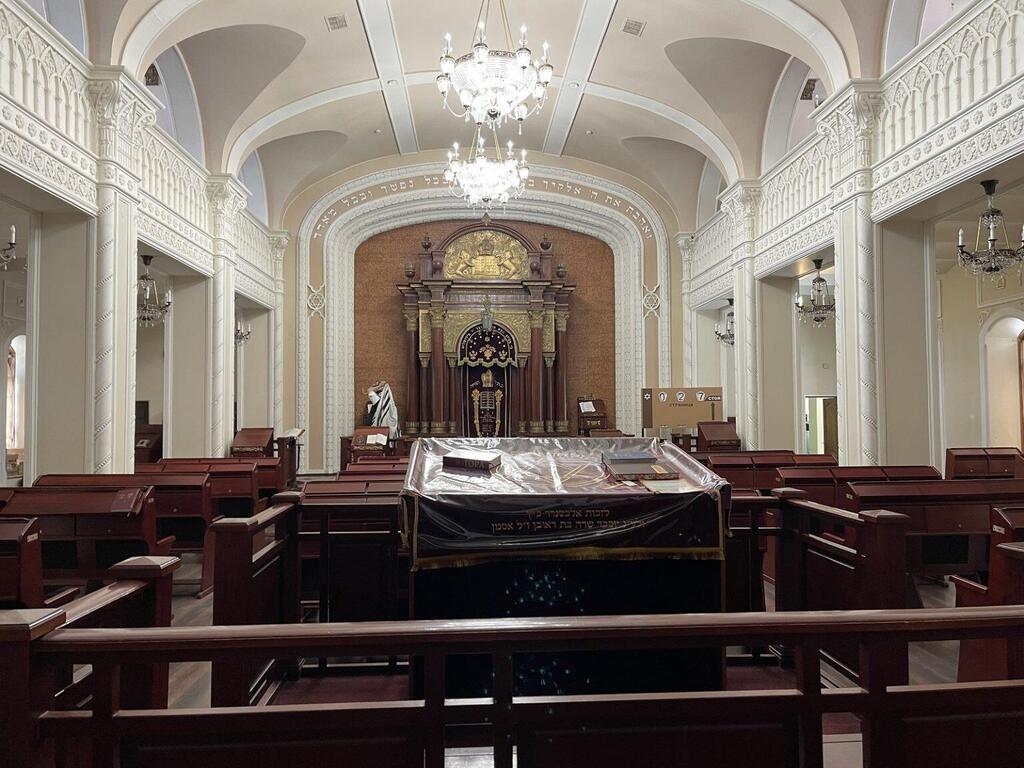 The interior of the Brodsky Choral Synagogue sanctuary, Kyiv, Ukraine (Photo: The Media Line) The interior of the Brodsky Choral Synagogue sanctuary, Kyiv, Ukraine