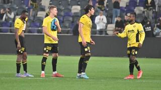 שחקני מכבי נתניה מאוכזבים