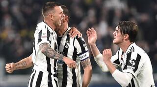 שחקני יובנטוס חוגגים