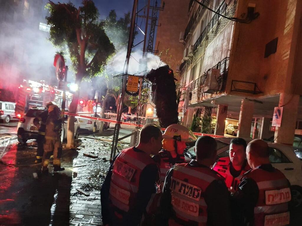 זירת האירוע בראשון לציון