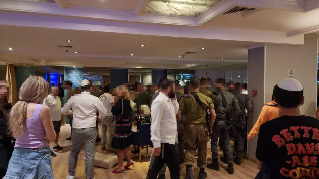תיעוד מריב התיירים במלון באילת